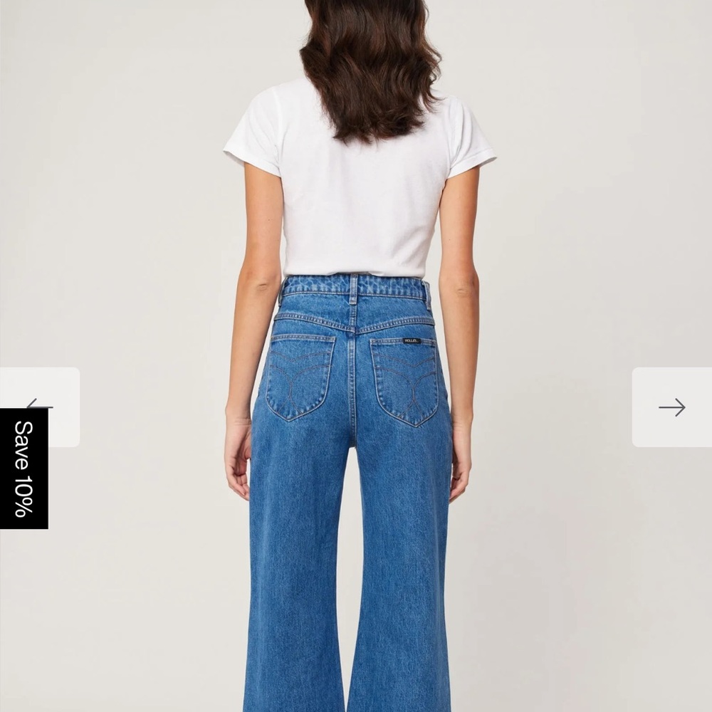 Rolla’s sailor jean in color Ashely Blue. - Picture 2 of 6